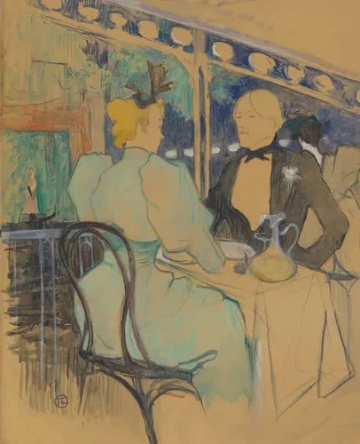 Fashionable People at Les Ambassadeurs (Aux Ambassadeurs: Gens Chic)