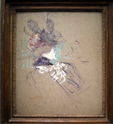 Femme de profil