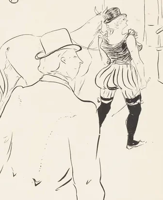 In the Wings of the Folies-Bergere: Mrs. Lona Barrison with Her Manager and Husband