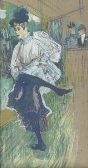 Jane Avril dansant
