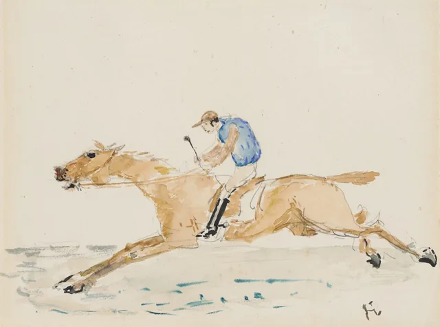 Jockey al galope