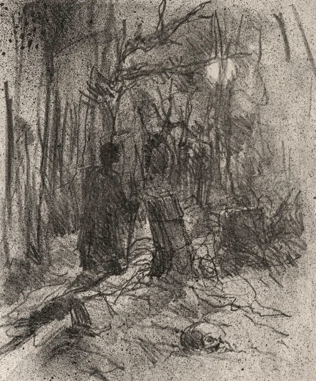 O Cemitério de Busk, Henri de Toulouse-Lautrec