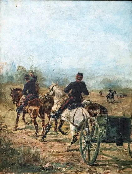 Le Bosc, batterie d'artillerie