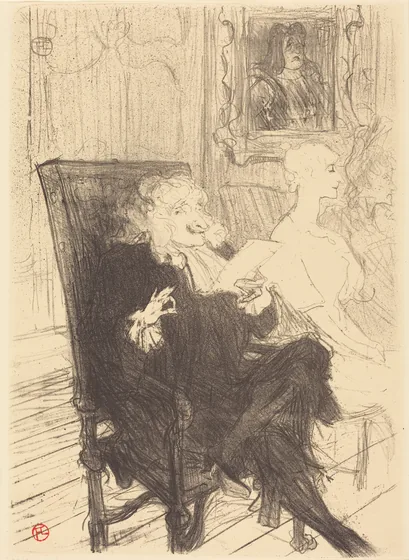 Leloir and Moreno in "Les femmes savantes" (Leloir et Moreno dans "Les femmes savantes")