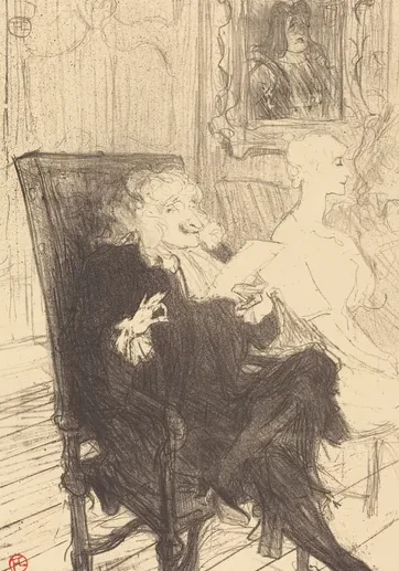 Leloir and Moreno in "Les femmes savantes" (Leloir et Moreno dans "Les femmes savantes")