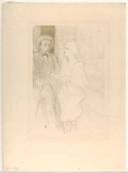 Léonie Yahne and Henry Mayer, in L'Age Difficile