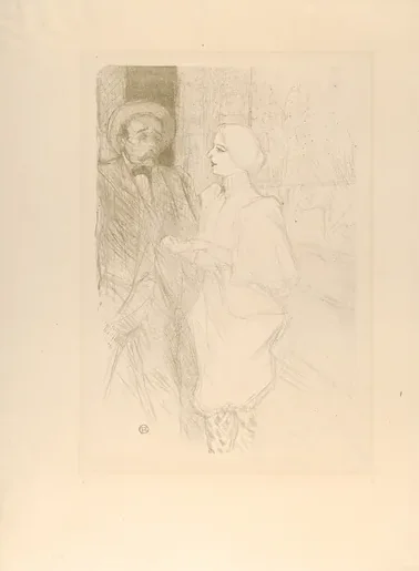 Léonie Yahne and Henry Mayer, in L'Age Difficile