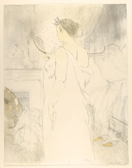 Looking in a Mirror, from "Elles"