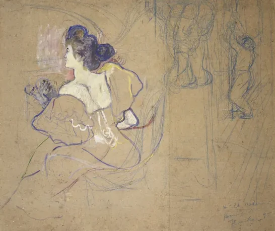 Madame Thadée Natanson (Misia Godebska, 1872–1950) at the Theater