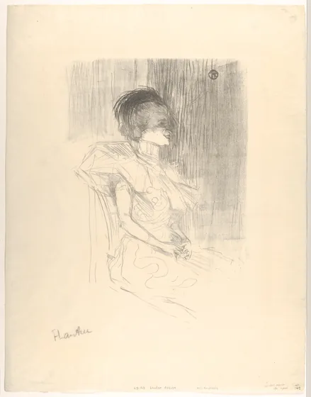 Marcelle Lender Seated