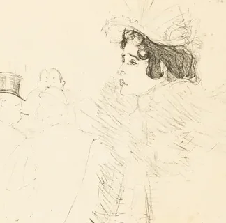Miss May Belfort in the Irish and American Bar, rue Royale (Miss Belfort Belfort au Irish and American Bar, Rue Royale)