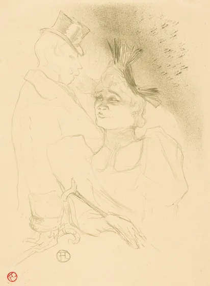 Mlle. Lender and Baron (Mlle. Lender et Baron)