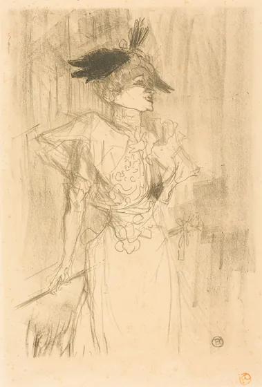 Mlle. Marcelle Lender, Standing (Mlle. Marcelle Lender, debout)