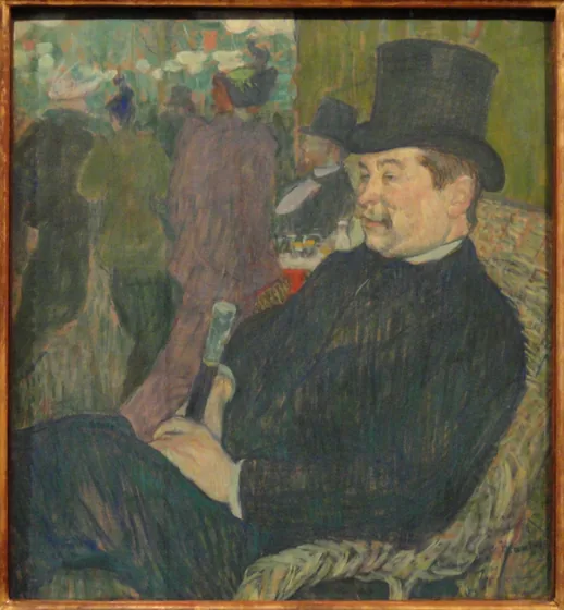 Portrait de Monsieur Delaporte au Jardin de Paris