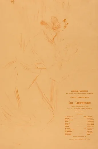 Program for "La lepreuse" (Programme pour "La lépreuse")