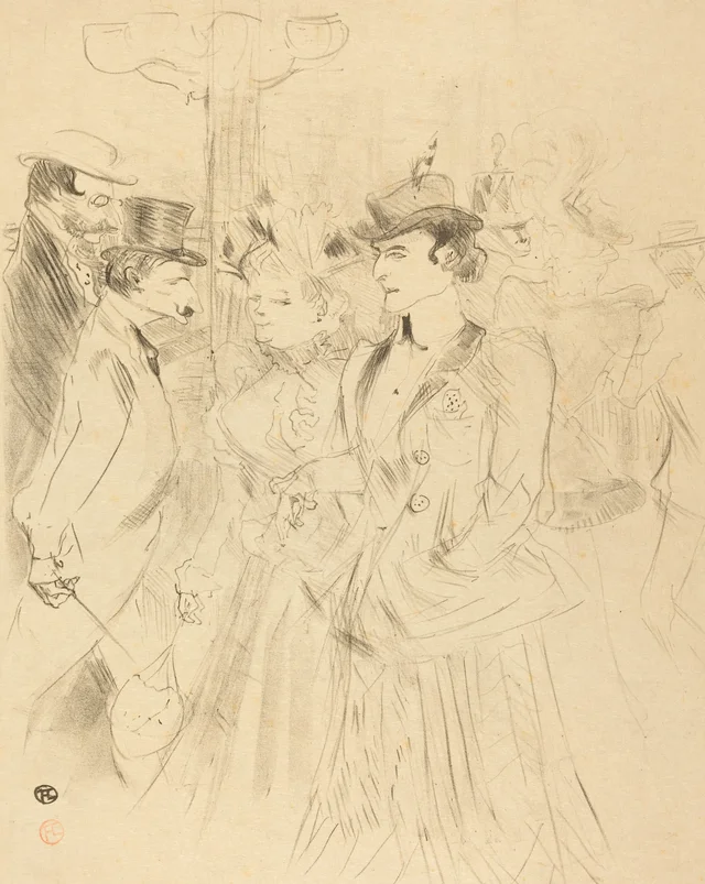 Galeria de passeio, Henri de Toulouse-Lautrec