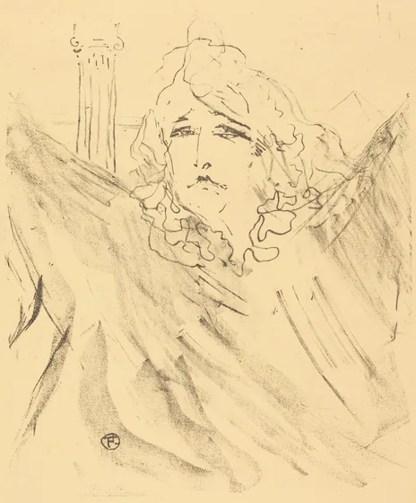 Sarah Bernhardt in "Cleopatra" (Sarah Bernhardt dans "Cléopatre")