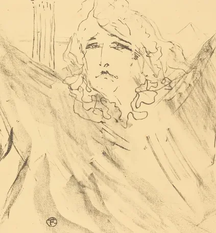 Sarah Bernhardt in "Cleopatra" (Sarah Bernhardt dans "Cléopatre")