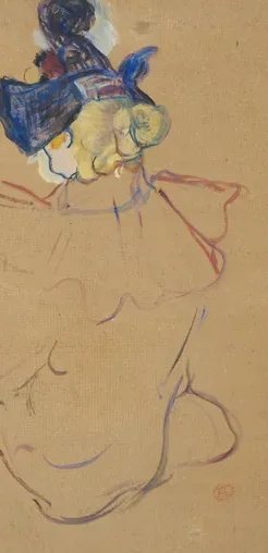 Seated Woman from Behind - Study for "Au Moulin Rouge"