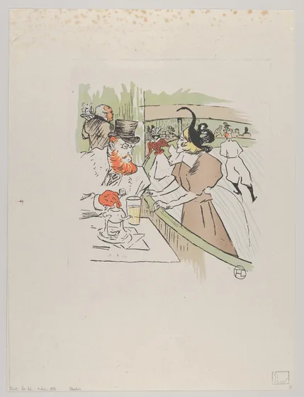 Skating, from Le Rire, No. 62, 11 January 1896