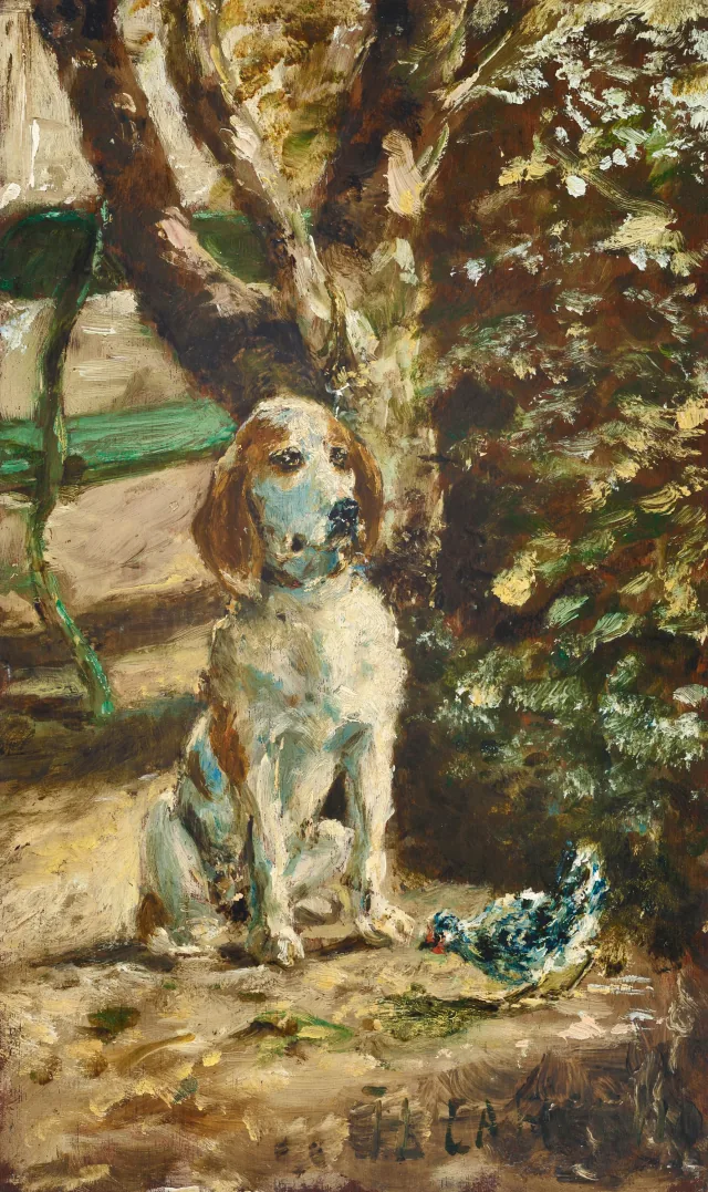 画家の犬フレッシュ