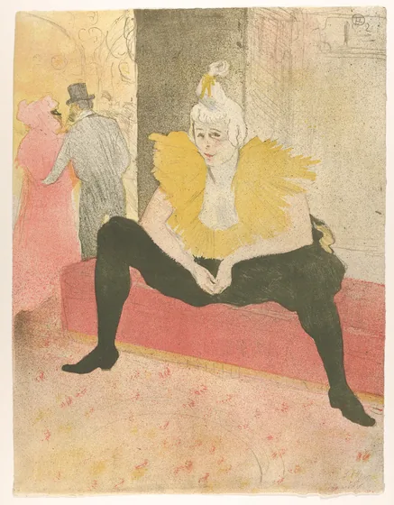 The Seated Clowness (Mademoiselle Cha-u-ka-o), from "Elles"