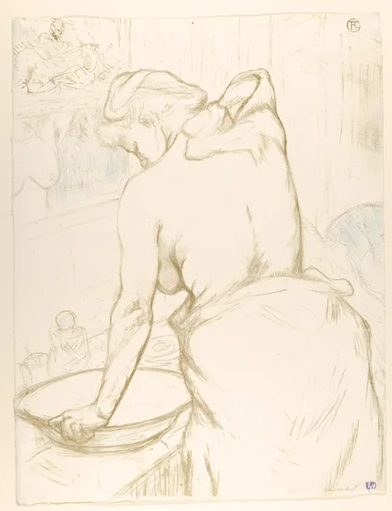 Washing, from "Elles"