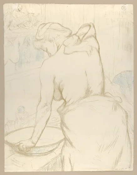 Washing, from "Elles"