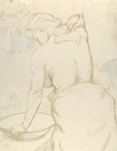 Washing, from "Elles"