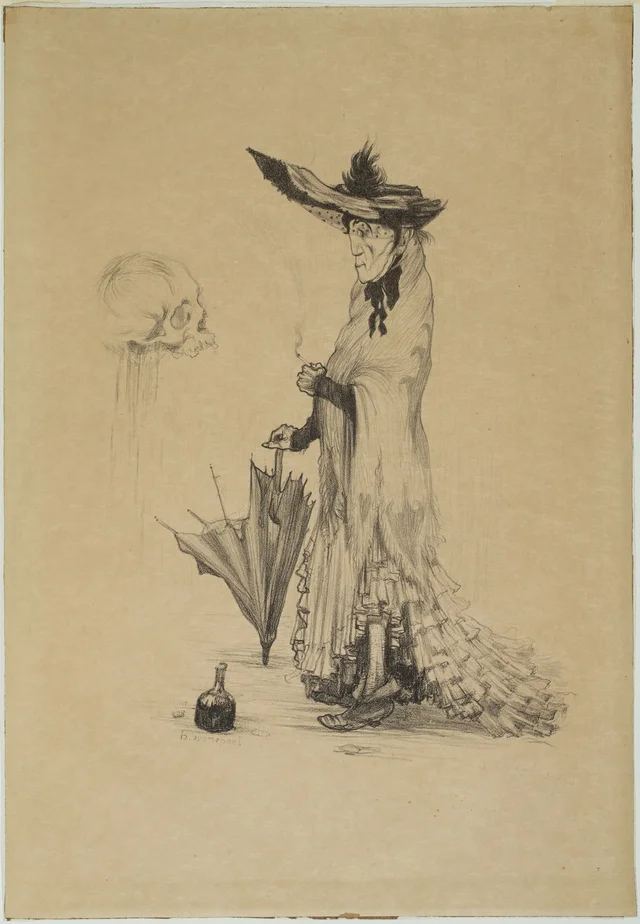 A velha taberneira, Henri Evenepoel