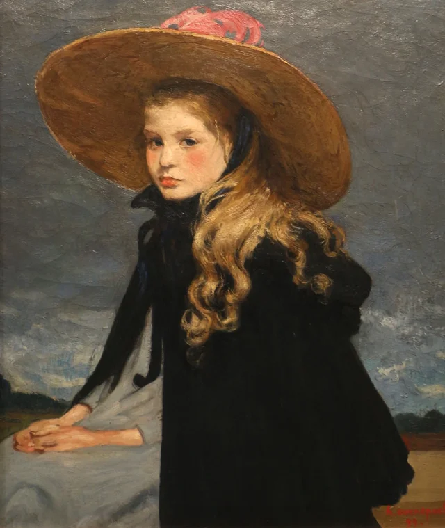 Henriette con sombrero grande, Henri Evenepoel