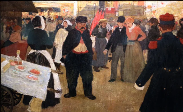 A festa nos Invalides, Henri Evenepoel