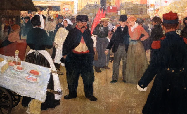 Festivities at Les Invalides, Henri Evenepoel