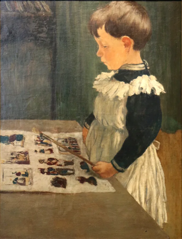 As imagens (retrato de Louis Charles Crespin), Henri Evenepoel