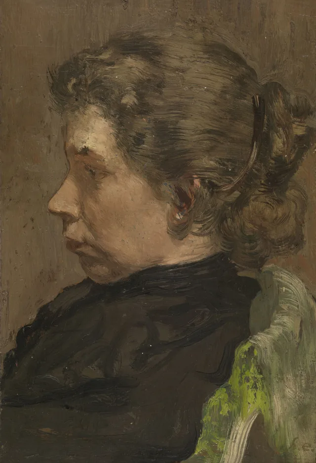 Retrato con la silla verde, Henri Evenepoel