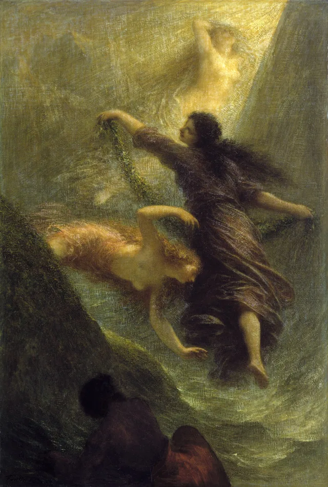 L'Or du Rhin, première scène, Henri Fantin-Latour