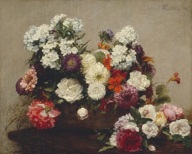 Nature morte aux fleurs, Henri Fantin-Latour