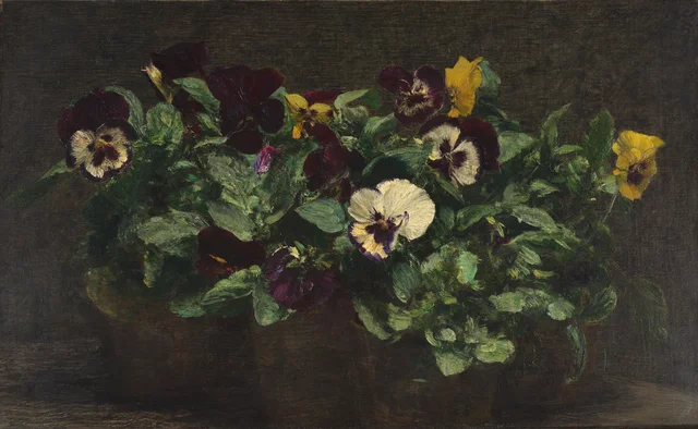 Nature morte aux pensées