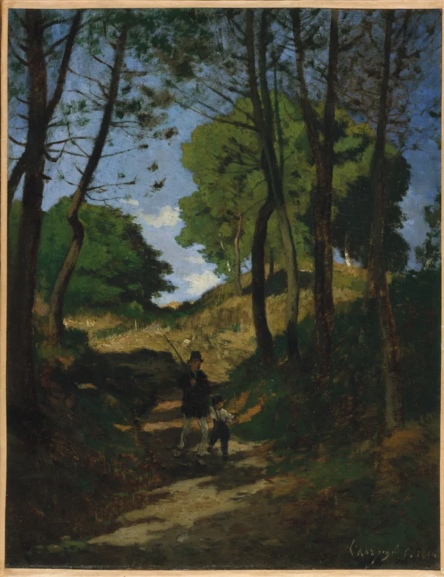 Fir Trees in Les Trembleaux, near Marlotte