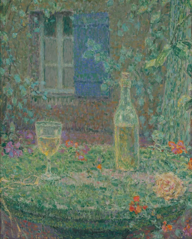 La Bouteille de vin blanc, Henri Le Sidaner