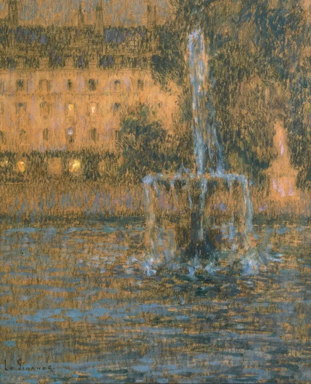 La fontaine aux Tuileries