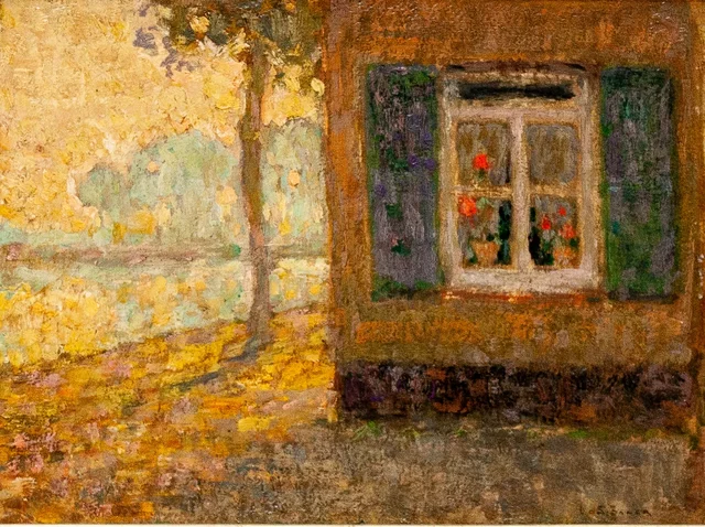 Le chemin du canal à Gravelines, Henri Le Sidaner