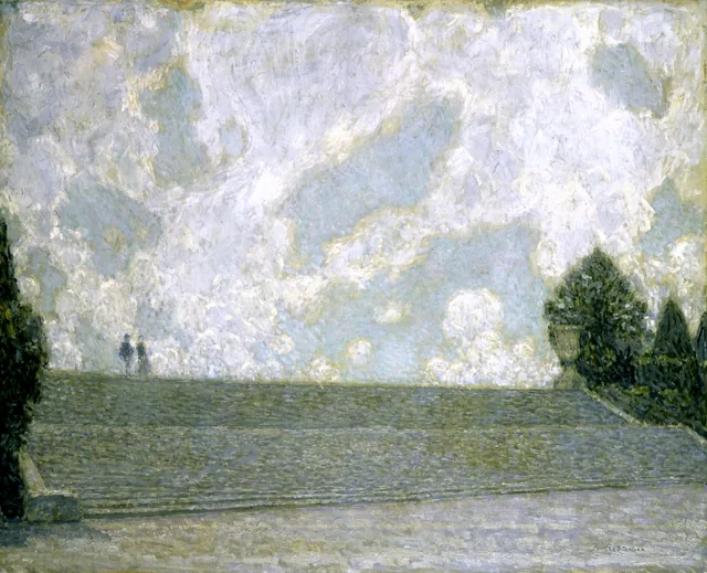 Les marches du palais de Versailles, Henri Le Sidaner