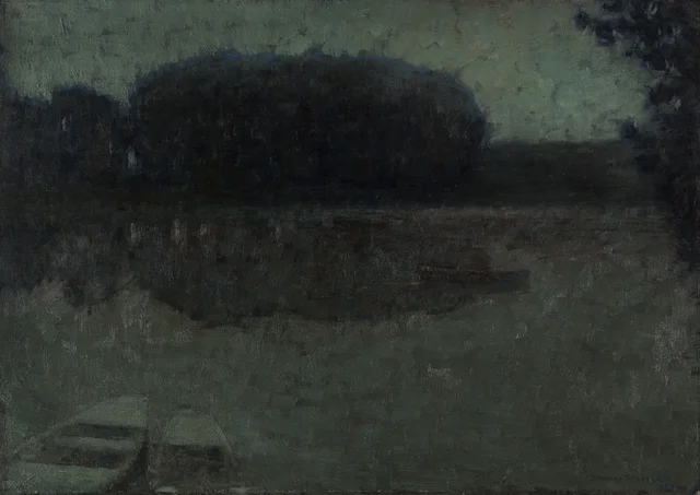 Rivière bleue, Montreuil-Bellay, Henri Le Sidaner