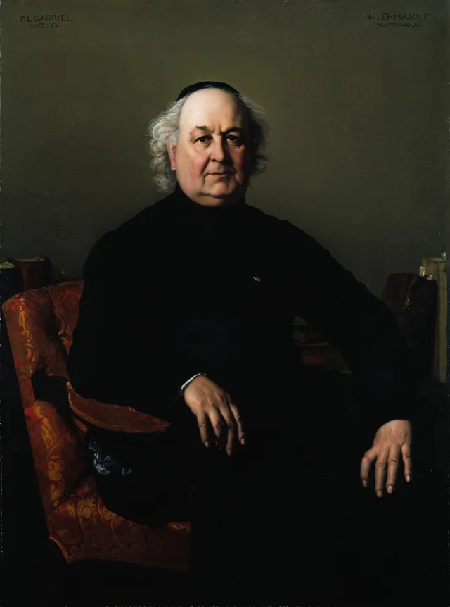 Jean Louis Gabriel, Rector of Saint Merri, Henri Lehmann