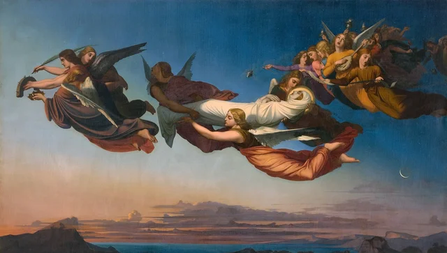 Santa Catalina de Alejandría llevada al sepulcro, Henri Lehmann