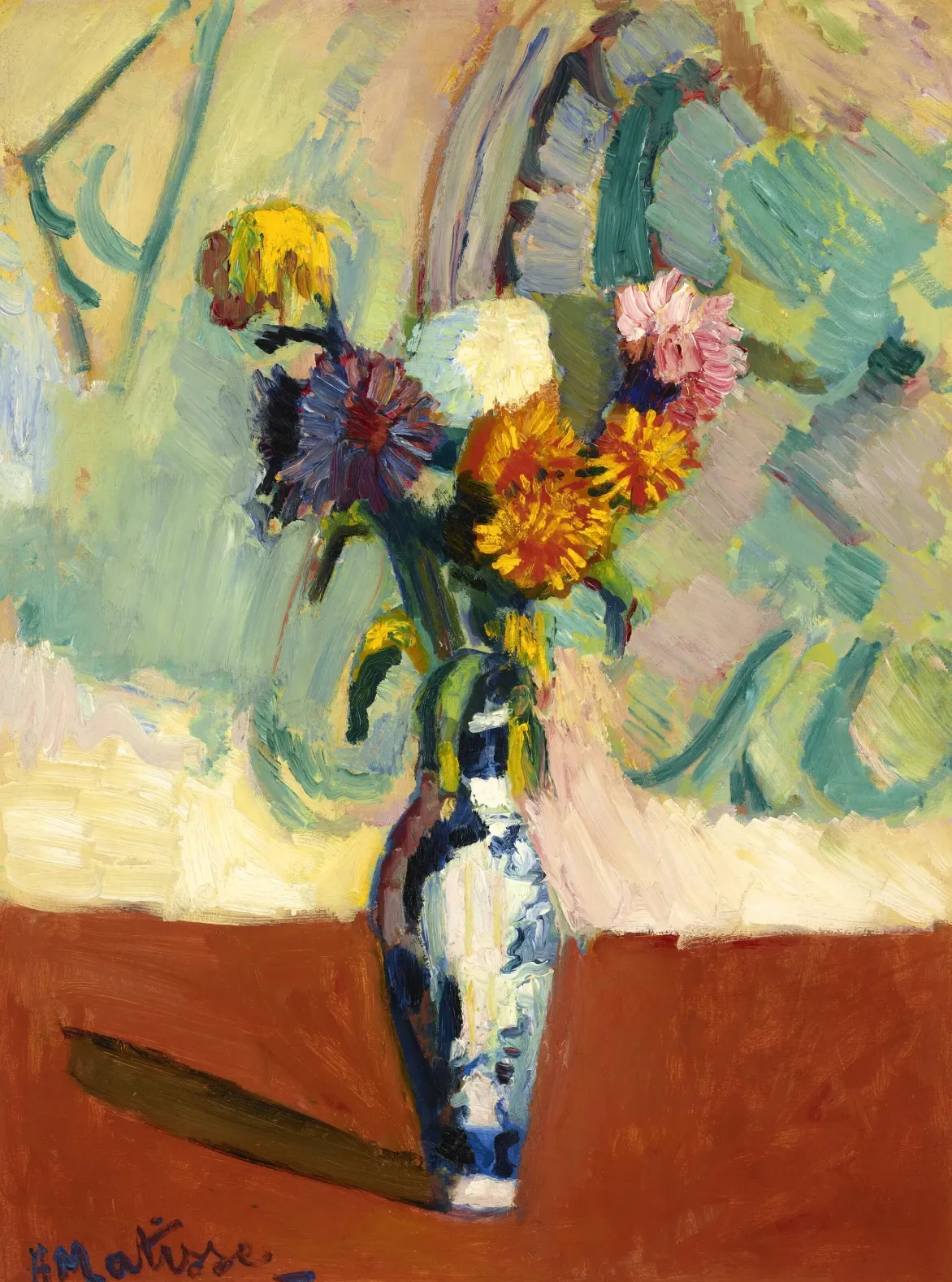 Bouquet, vase chinois, Henri Matisse