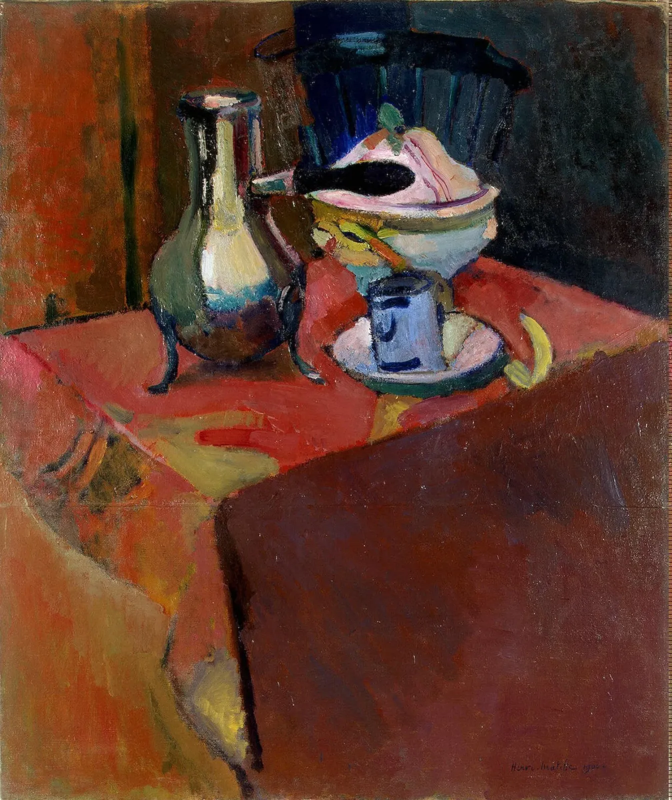 Vaisselle sur une table, Henri Matisse
