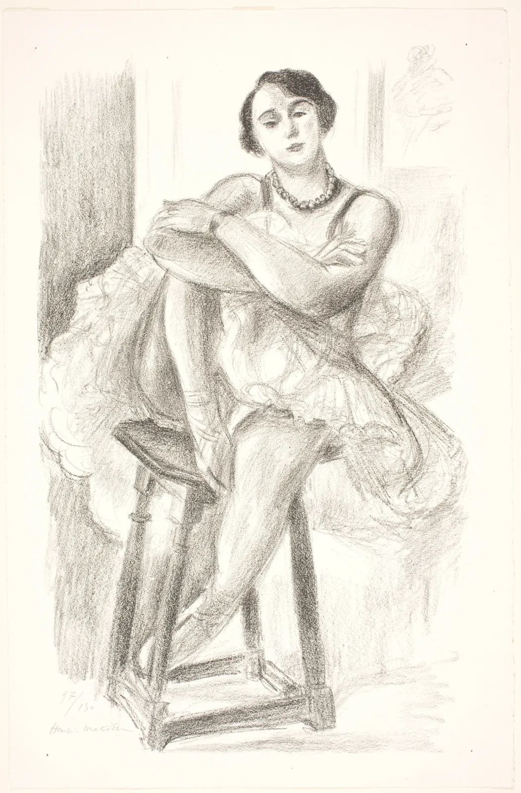 Danseuse assise sur un tabouret, Henri Matisse