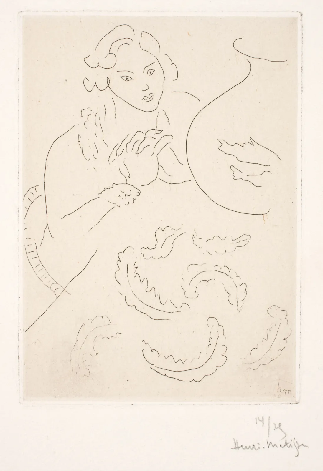 Figure près des poissons d'or, Henri Matisse